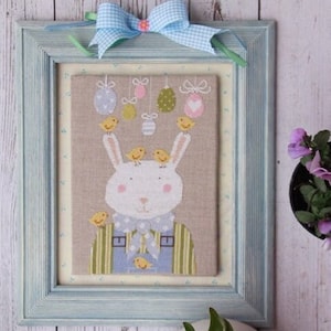 The Bunny and the Chiks - Cross Stitch Chart