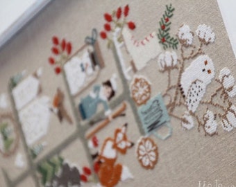 Festeggia l&#39;inverno - Schema punto croce in PDF