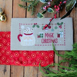 Une tasse de Noël - (grille de point de croix PDF)