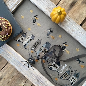 Città di Halloween - PDF Schema punto croce