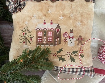 Gingerbread House - PDF cross stitch chart