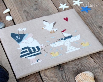 Budding Sailor - PDF - Schema punto croce