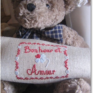 Bonheur et Bonheur et Amour (Cross Stitch grafiek in PDF formaat)