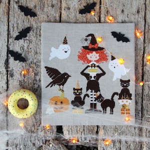 Fête d'Halloween - Grille de point de croix PDF