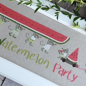 Watermelon Party - Schema punto croce PDF