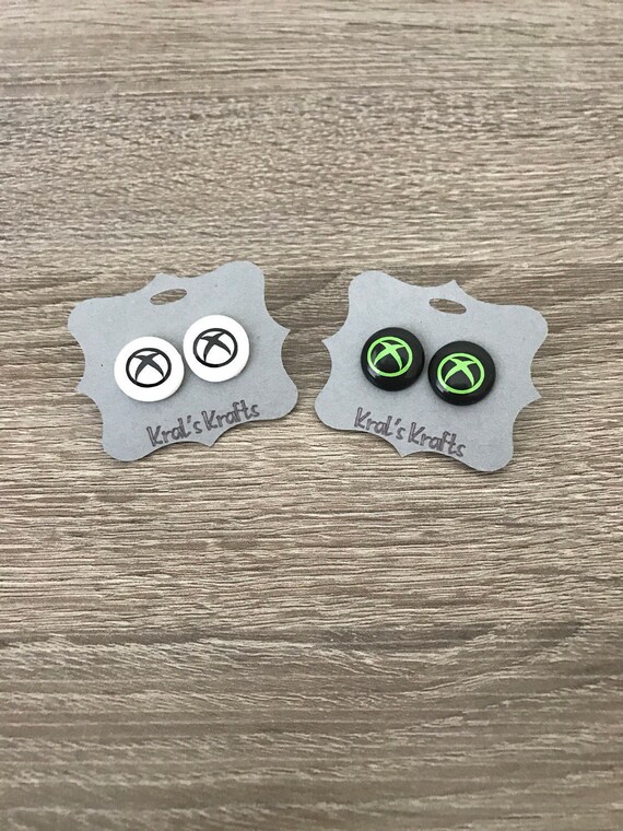 XBOX Logo Gamer Perler Earrings 2 Pairs Etsy