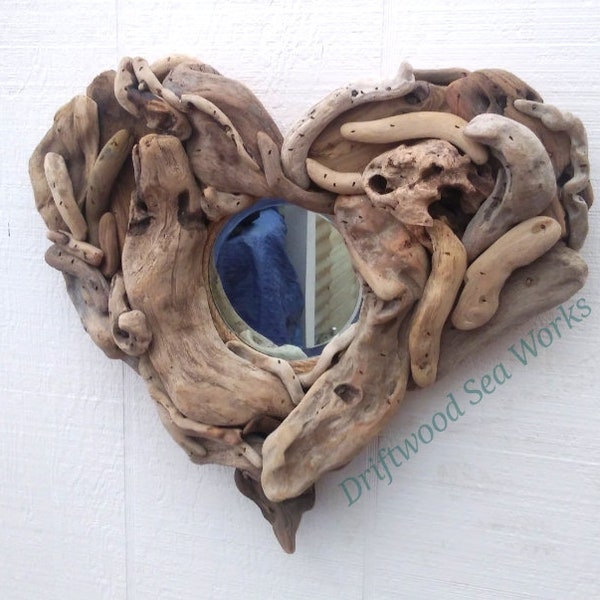 Driftwood Heart - Etsy