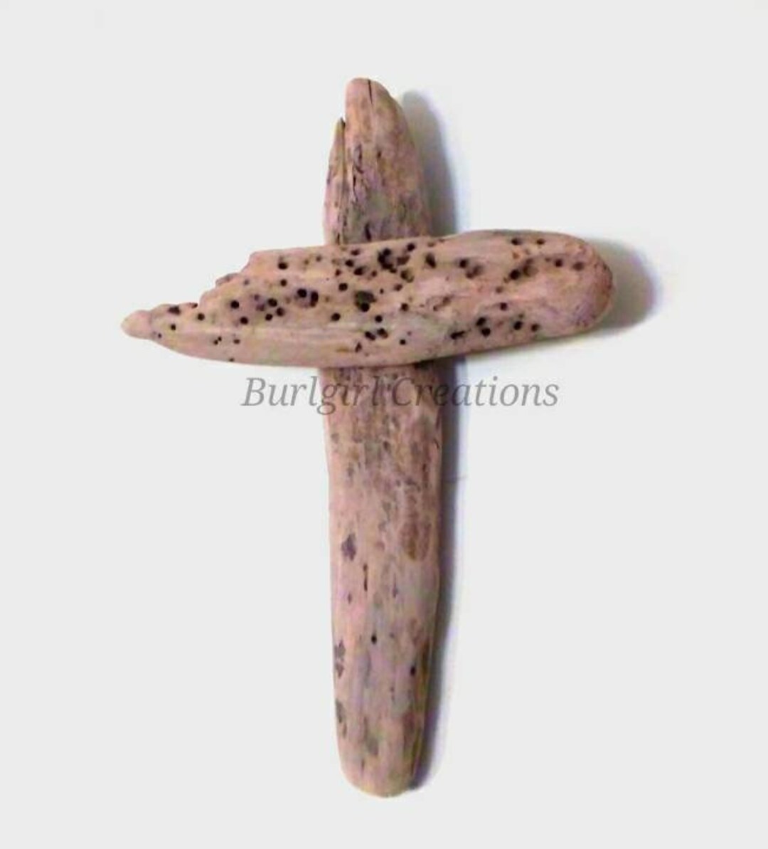 Wormy Driftwood Spiritual Wall Cross Coastal Home Decor Etsy