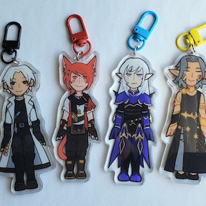 FFXIV Scions 3.5&quot; Acrylic Charms