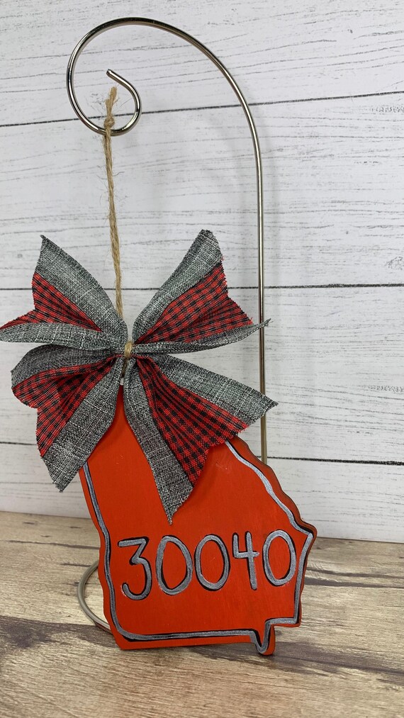 Personalized zip code ornament, New Home Owner Gift, Neighbor Gift