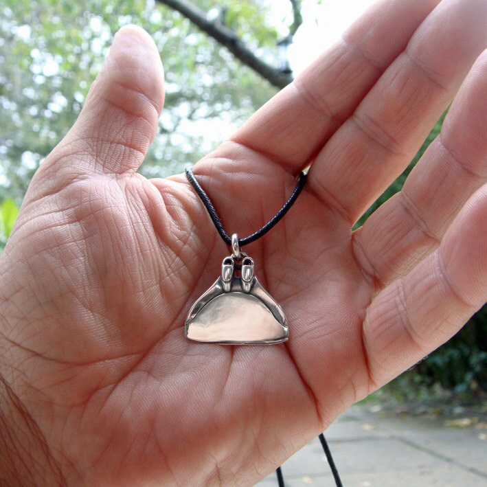 Freediving necklace monofin diving fin necklace solid Etsy