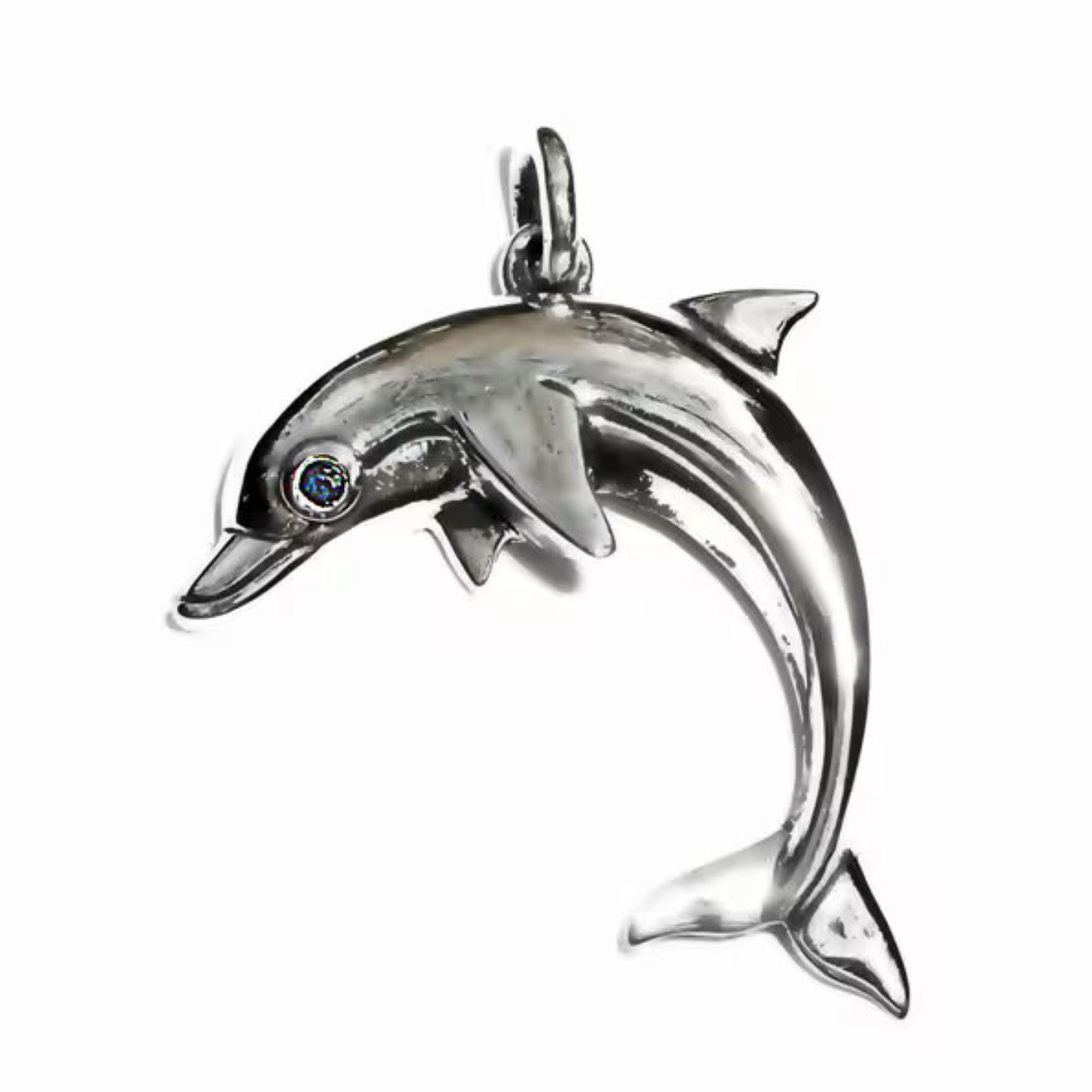 Sapphire dolphin necklace discount