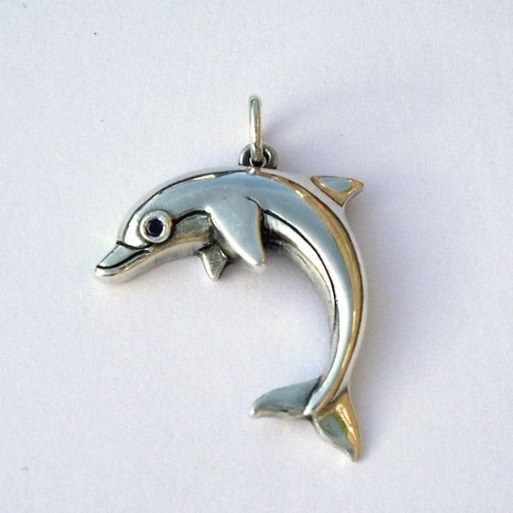 Dolfijn ketting klassieke zilveren dolfijn sieraden | Etsy