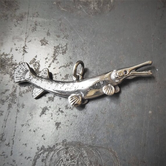 Angeln Halskette Gar Garpike Oder Alligator Gar Halskette Etsy Angeln Halskette Gar Garpike Oder Alligator Gar Halskette Etsy