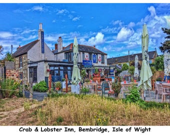 Crab & Lobster Inn, Bembridge, Isle of Wight, Public House,  Landscape Poster