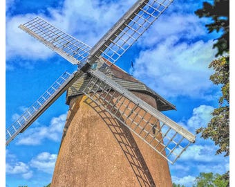 Bembridge Windmill, Isle of Wight, Architecture Landscape Poster