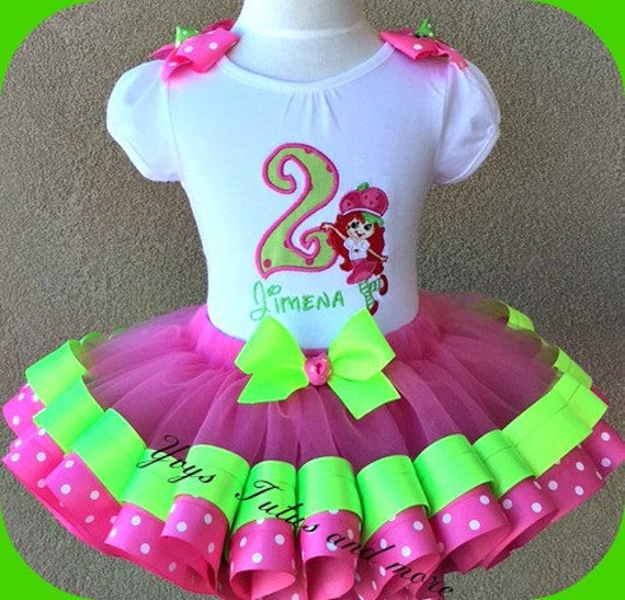 strawberry shortcake tutu outfit
