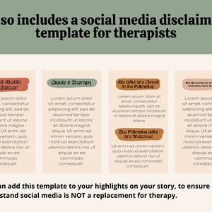 Terracotta Mental Health Instagram Post Template Bundle | Canva Social ...