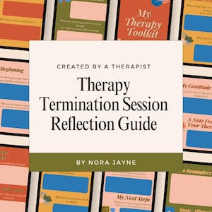 Gids Digitale Beëindiging Therapie Afdrukbare counselingtool Vragen over reflectie van therapeut en cliënt Beëindigen van therapieondersteuning