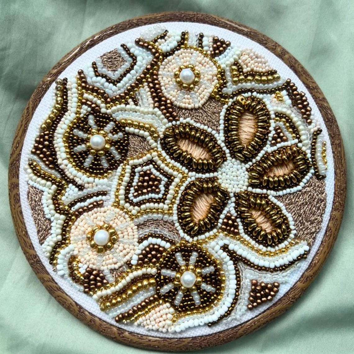 Beaded Embroidery Pattern PDF Instant Download DIY Hand Embroidery ...