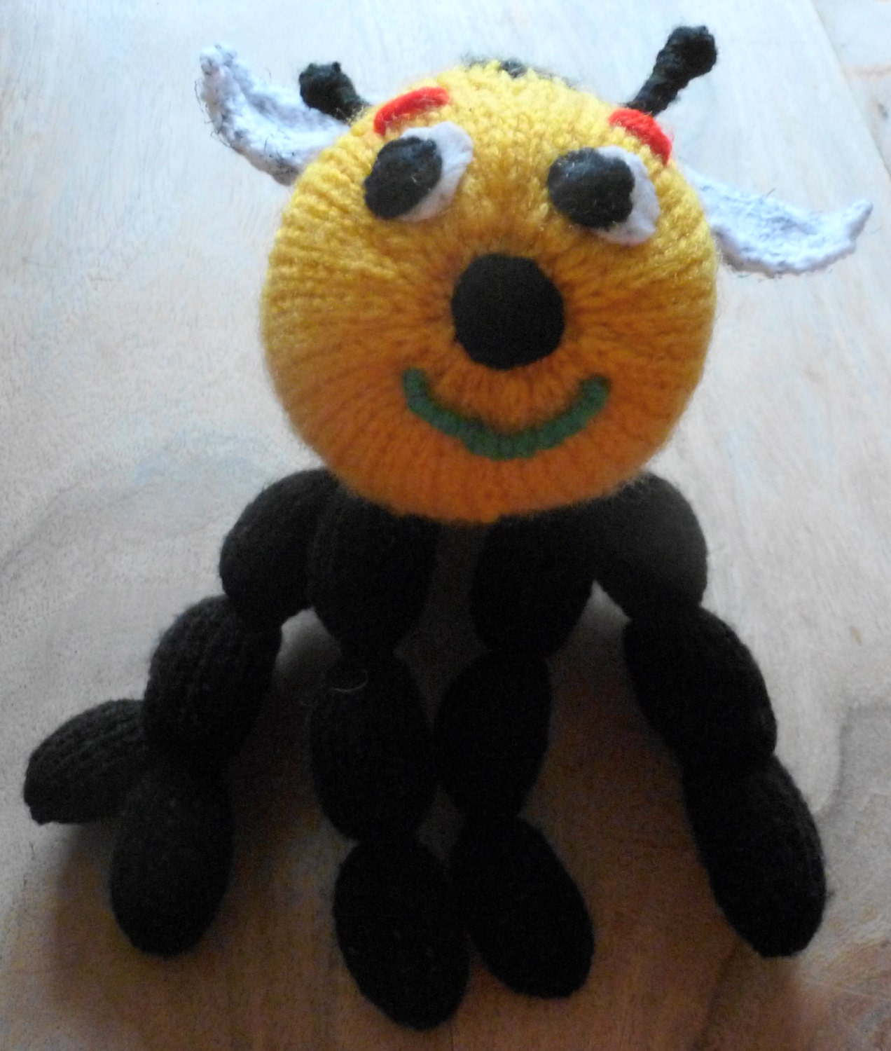 Billy Buzz & Bella Bumble Bee Baby Toy Knitting Pattern - Etsy