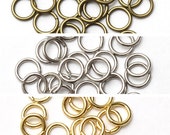 Wholesale Lot - Assorted Mixed Open Adjustable Jump Rings metal findings craft jewelry repair design supplies bulk Scrapbooking Scrap book