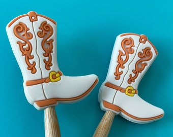 Knitting Needle Point Protectors Knitting Needle Stoppers Knitting Notions  Cowboy Boot Farm Ranch Texas Rodeo Fun Quirky Gifts for Knitters