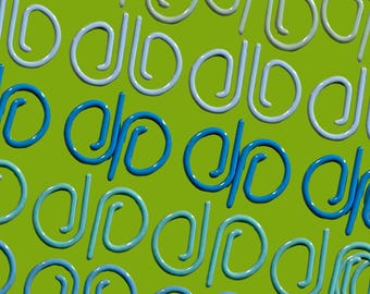 P Markers - Stitch Markers Set - Knitting Crochet Snag-Free Coated Metal - Basic Stitch Kit Knit Notions Stocking Stuffer Gifts for Knitters