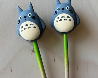 Knitting Needle Point Protectors, Knitting Needle Stoppers Knitting Notions Kawaii Anime T0tor0 Forest Cartoon Movie Gift for Knitters