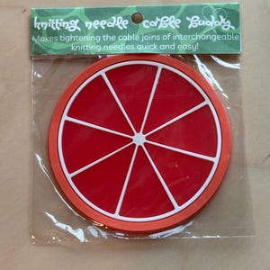 NEW STYLES! Knitting Needle Cable Buddy - Interchangeable Knitting Needle Silicone Tool Tightener Join Key IC Needles Works with All Brands