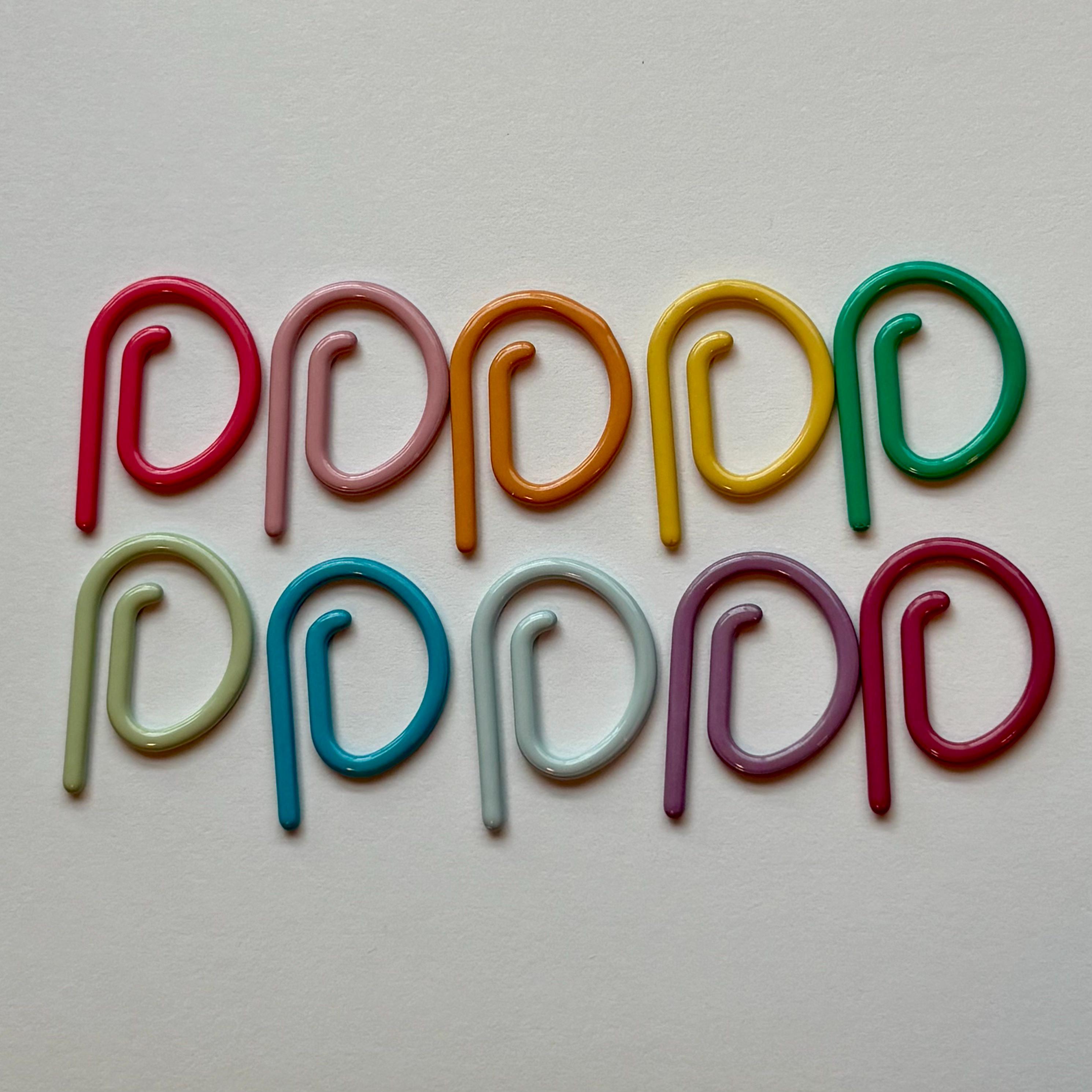P Markers - Stitch Markers Set - Knitting Crochet Snag-free Coated ...