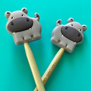 Adorable Knitting Needle Point Protectors Donuts