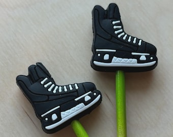 Knitting Needle Point Protectors, Sports Stitch Stoppers, Hockey Canada Gifts for Knitters TV Show Ice Olympics