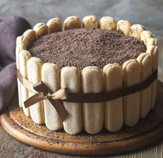 Italian Lady Finger Cake Espresso Chocolate Vanilla. Etsy