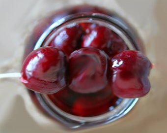 Bourbon Cherries Cocktail Cherries Booze Soaked Cherries Drink Garnish