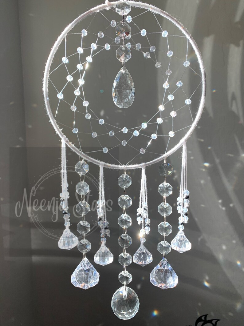 Custom Suncatcher Dreamcatcher Crystal and Prisms Crystal Etsy