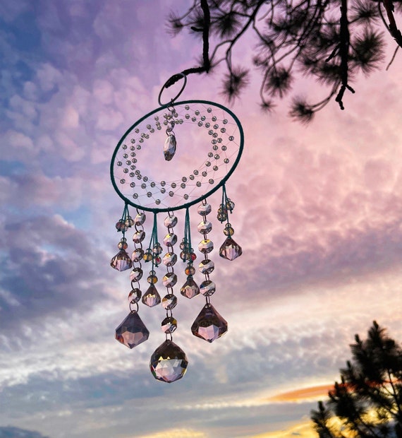 Custom Suncatcher Dreamcatcher Crystal and Prisms Crystal Etsy