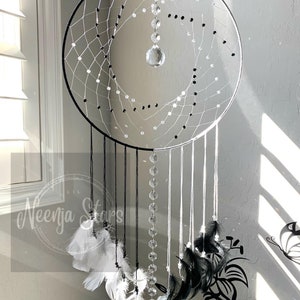 Custom Color Modern Traditional Large Crystal Dreamcatcher Suncatcher