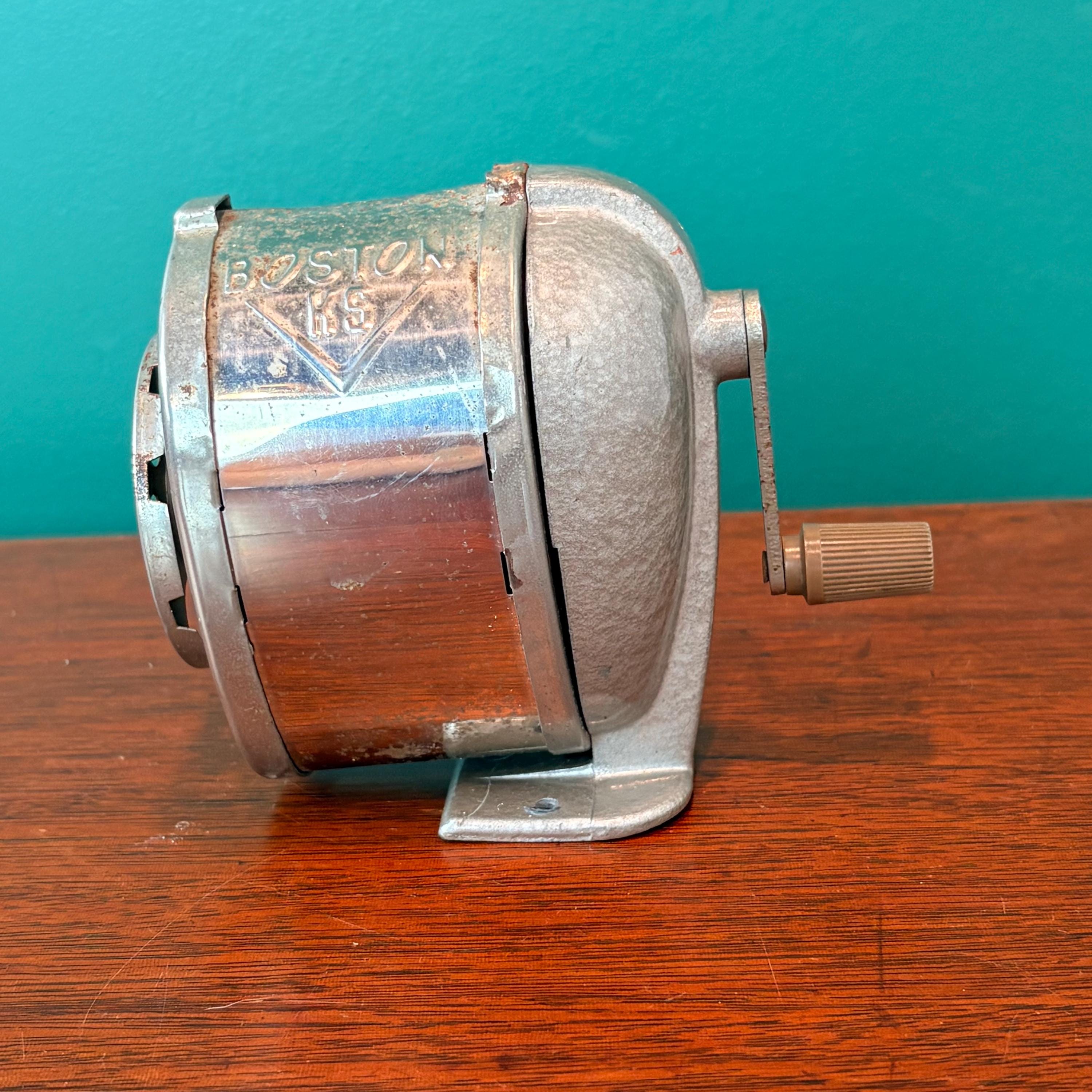 Vintage Boston Pencil Sharpener - Etsy
