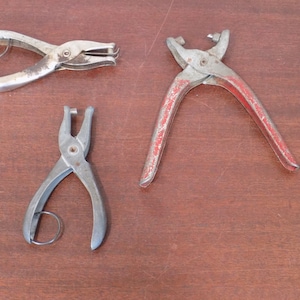 Vintage Punch Tools - Set of 3!