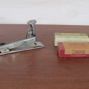 Vintage Bostitch No 1 Stapler - with Staples
