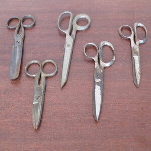 Vintage Scissors - set of 5!