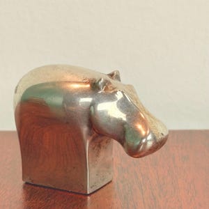 Vintage Dansk Silver Plate Hippo Designed by Gunnar Cyren