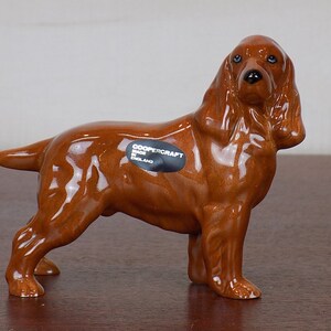 Vintage Cocker Spaniel Dog Figurine
