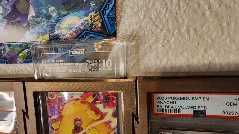 Graded Card Slab Wall Display Holder PSA, CGC, TAG - Etsy