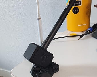 Thor Hammer Mjolnir stylus pen holder