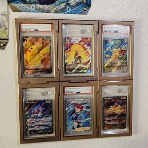 Graded Card slab TCG wall card holder display for PSA TAG cgc .. does not fit bgs