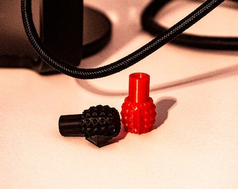 Replacement knob for HyperX QuadCast | S | Microphone Comes in a pair of Black and Red