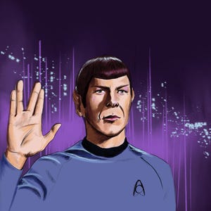Spock-kunstafdruk