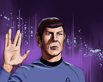 Spock Art Print